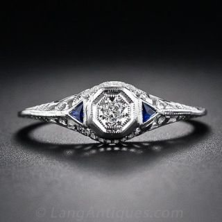 Petite Diamond Engagement Diamond Ring