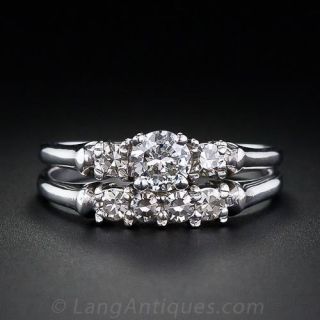 Petite Diamond Wedding Set