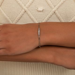 Petite Edwardian Diamond Bracelet