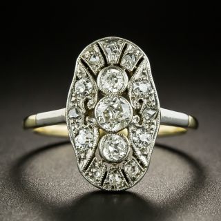 Petite Edwardian Diamond Dinner Ring - 3
