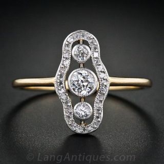  Petite Edwardian Diamond Ring