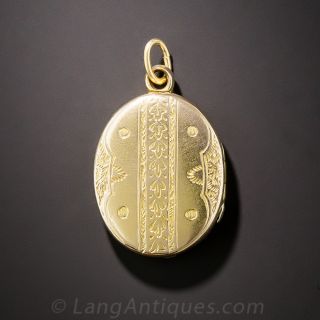 Petite English Victorian Locket