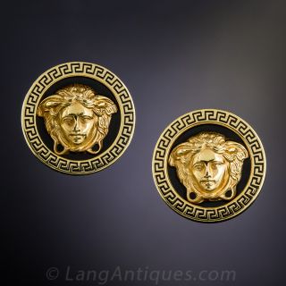 Petite Gianni Versace Medusa Earrings