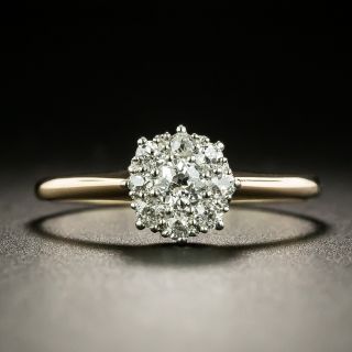 Petite Victorian Diamond Cluster Ring - 2