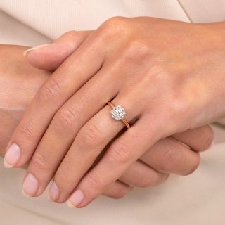 Petite Victorian Diamond Cluster Ring