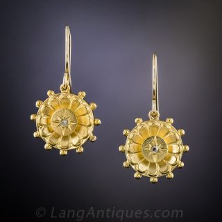 Petite Victorian Diamond Earrings