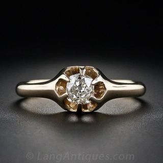 Petite Victorian Diamond Ring