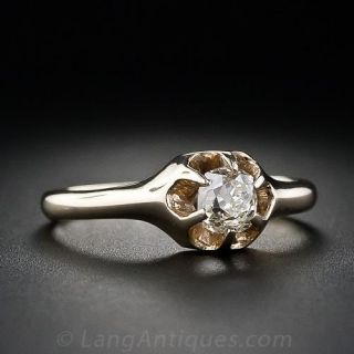 Petite Victorian Diamond Ring