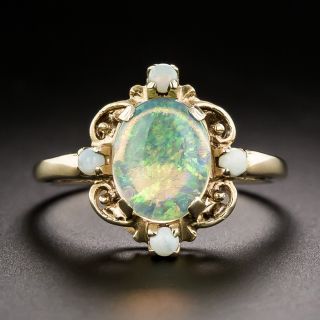 Victorian Revival Opal Ring - 3