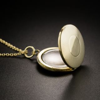 Petite Victorian Round Locket
