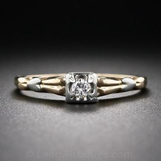 Petite Vintage Diamond Ring