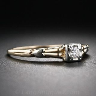 Petite Vintage Diamond Ring