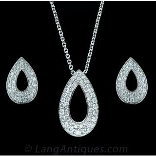 Piaget  Diamond Earring and Pendant Ensemble  Main View