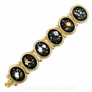 Pietra Dura Floral Bracelet