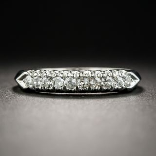 Platinum 10 Stone Diamond Band - 1