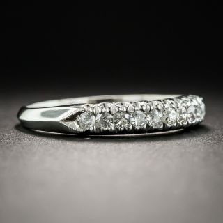 Platinum 10 Stone Diamond Band