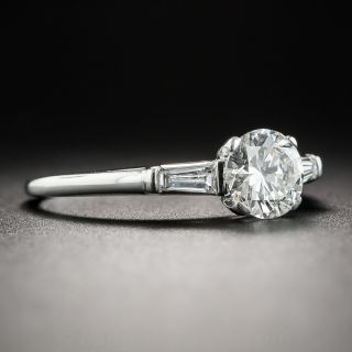 Platinum .71 Carat Diamond Solitaire Engagement Ring