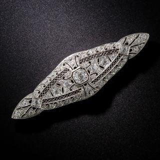 Platinum and Diamond Art Deco Brooch - 2