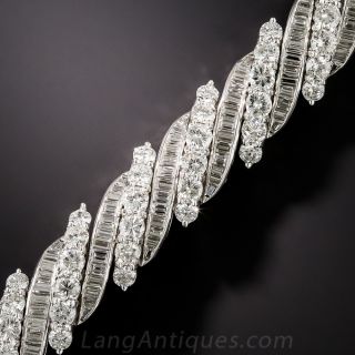 Platinum and Diamond Bracelet - 1