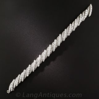 Platinum and Diamond Bracelet