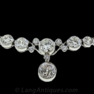 Platinum and Diamond Collette Necklace