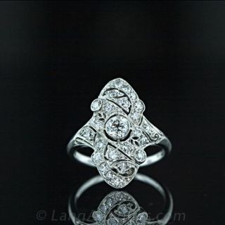 Edwardian Diamond Dinner Ring