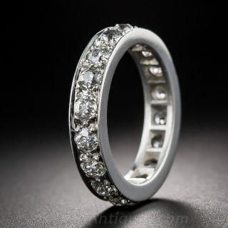 Platinum and Diamond Eternity Band