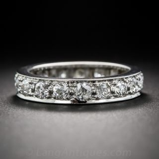Platinum and Diamond Eternity Band