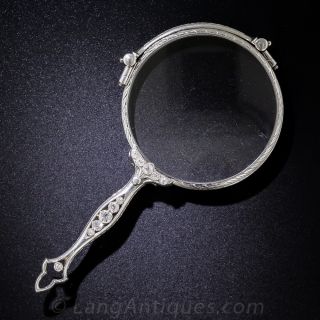 Platinum and Diamond Lorgnette