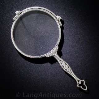 Platinum and Diamond Lorgnette