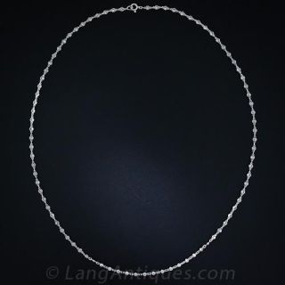 Platinum and Diamond Neck Chain