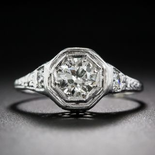 Platinum Art Deco Diamond Ring