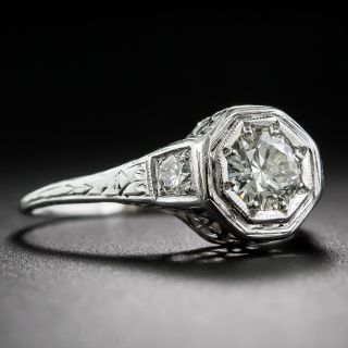 Platinum Art Deco Diamond Ring