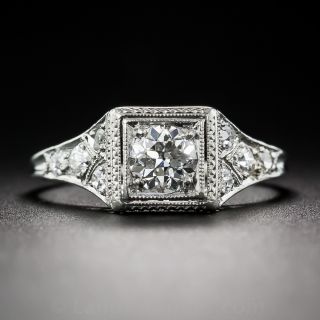 Platinum Art Deco Diamond Ring