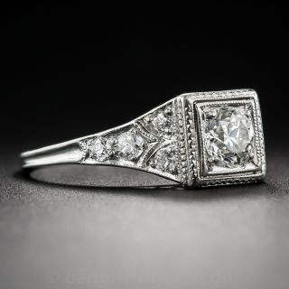 Platinum Art Deco Diamond Ring