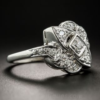 Platinum Art Deco Diamond Ring
