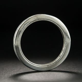 Platinum Baguette Diamond Eternity Band - Size 5