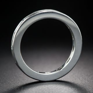 Platinum Diamond Baguette Wedding Band