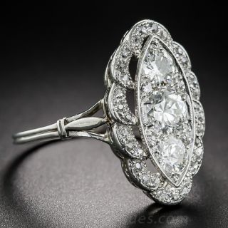 Platinum Diamond Dinner Ring