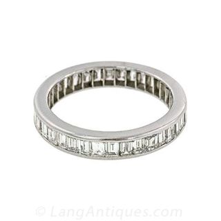 Platinum Diamond Eternity Band