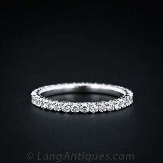 Platinum Diamond Eternity Band