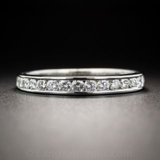 Platinum Diamond Eternity Band - Size 8 1/2