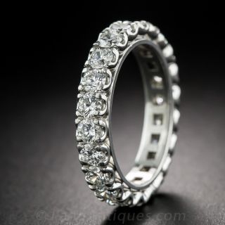 Platinum Diamond Eternity Band