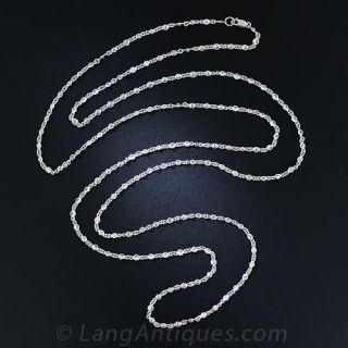 Platinum Diamond Neck Chain