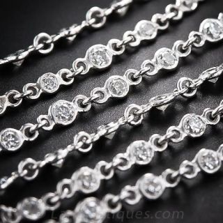 Platinum Diamond Neck Chain