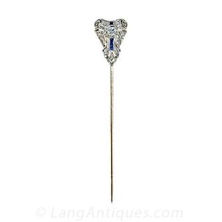 Platinum Diamond Stickpin