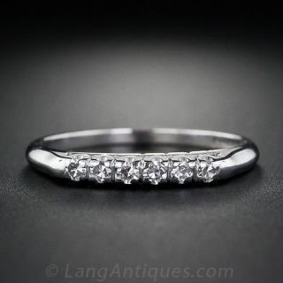 Platinum Diamond Wedding Band