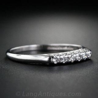 Platinum Diamond Wedding Band