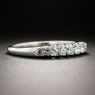 Platinum Diamond Wedding Band by T. Knoebber