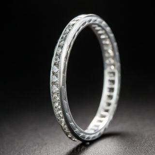 Platinum Diamond Wedding Band